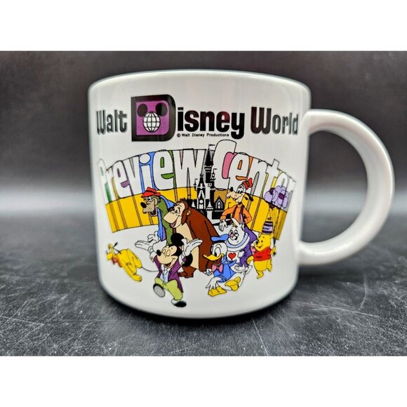 New Walt Disney World Mickey & Friends Retro Preview Center 50th Anniversary Mug - Picture 2 of 11